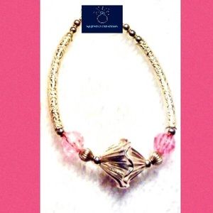 14kt gold filled beaded handmade bracelet